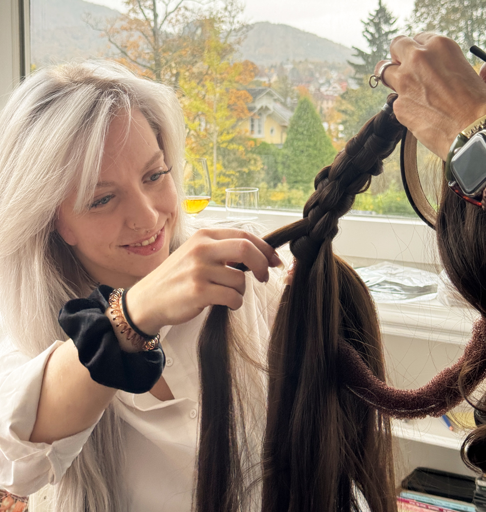 Arbeit an der Herzfrisur