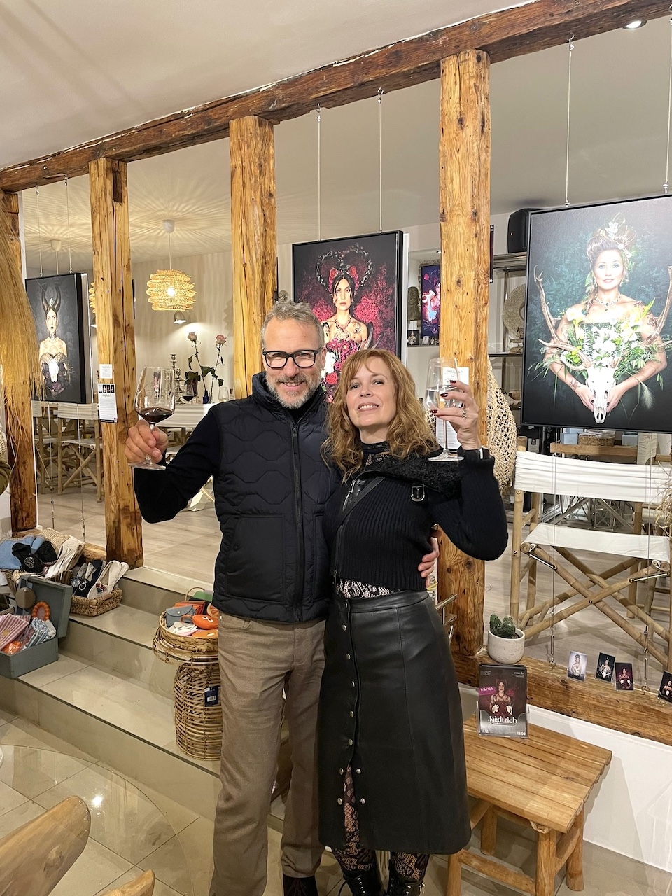 Die Fotografin Isabel Engelmann mit ihrem Partner